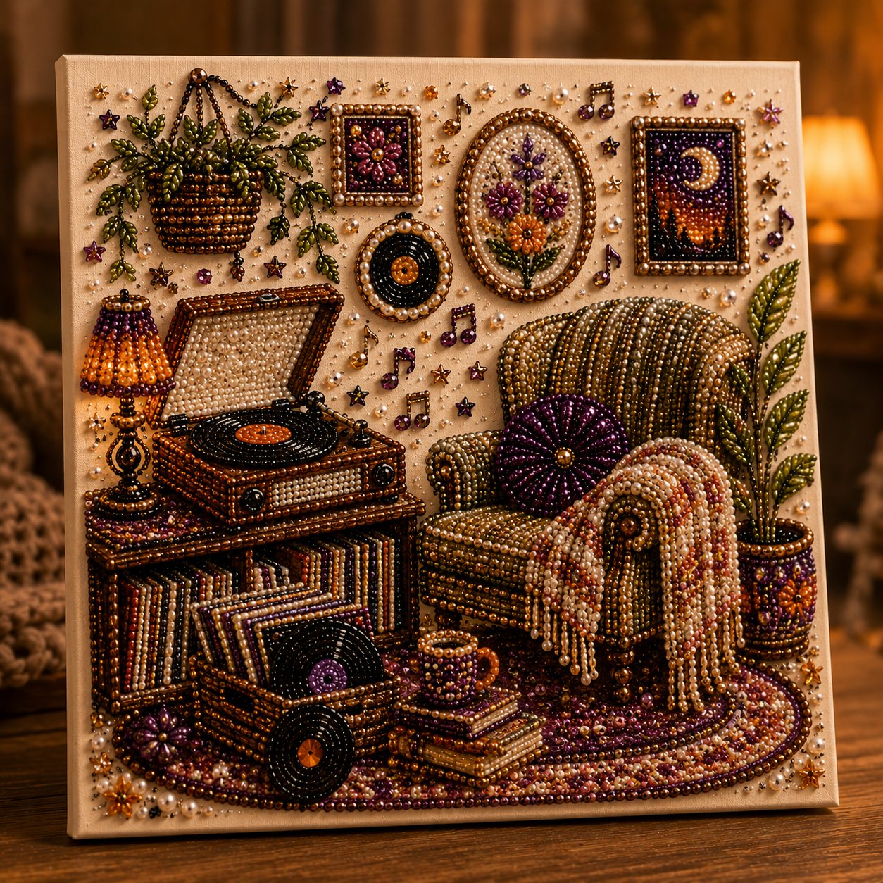 ⏳ Last Day 49% OFF – ✨Beginner-Friendly Premium 3D Pearl Cozy Room Diamond Painting Art Kit Collection | Complete Kit with All Tools & Step-by-Step Guide Included 💕