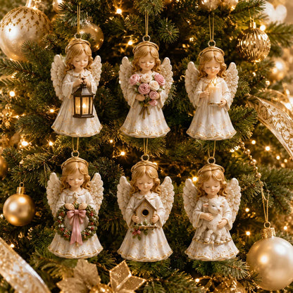 ⏳ Last Day 49% OFF – 👼 24-Day Angel Christmas Advent Calendar | 24 Unique Faith-Inspired Angel Ornaments with Hanging Loops for Daily Advent Surprises & Tree Display 🎄✨