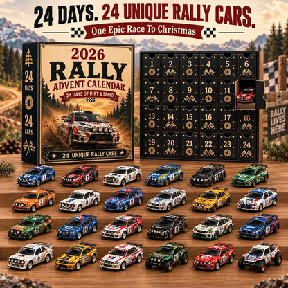 2026 Rally Racing Advent Calendar – 24 Collectible Rally Cars