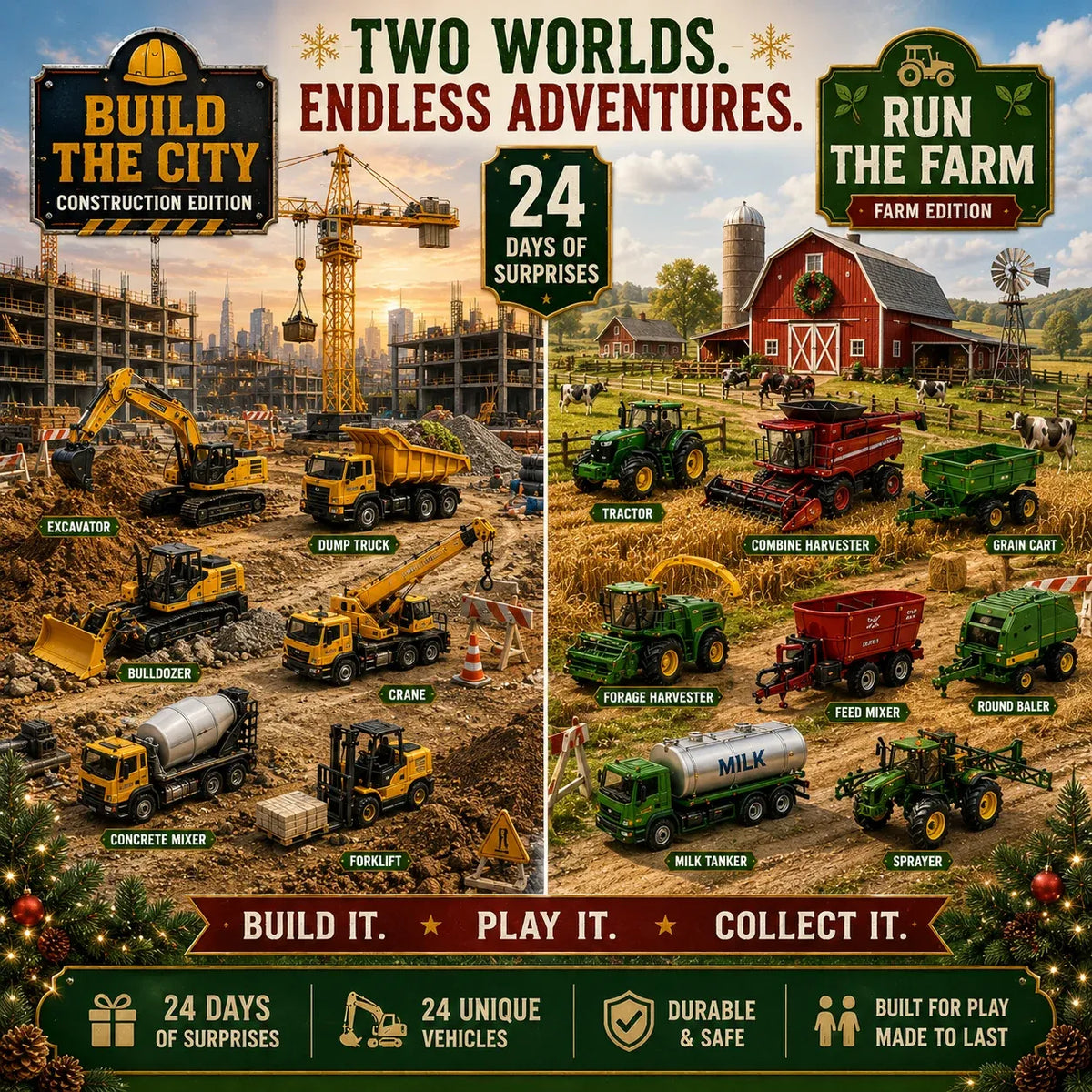Construction machines advent calendar