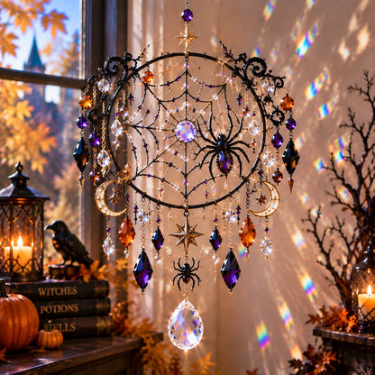 🎃 Halloween Crystal Suncatcher - Turn Sunlight Into Halloween Magic 🌈