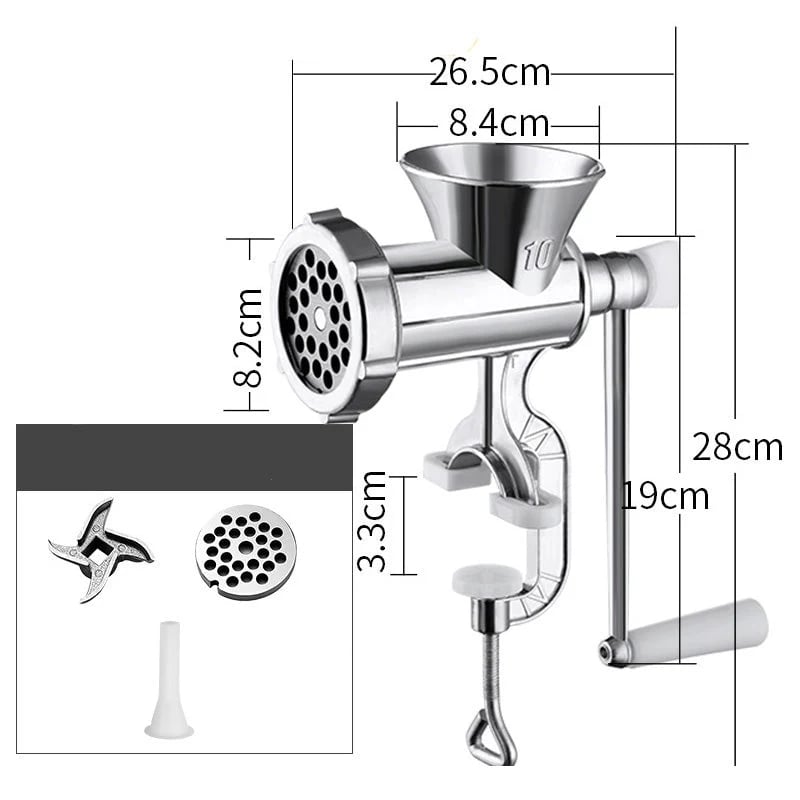 🛍️ 50% Off – Versatile Meat Grinder with Sausage Filler – for Grinding, Mixing & Filling – Ideal for Homemade Sausages & More 🥩