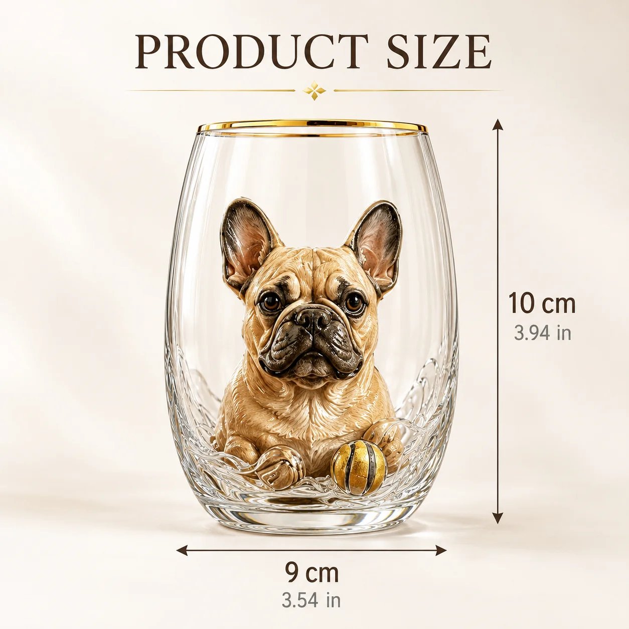 🐶 3D Dog Breed Glass Collection