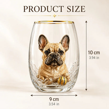 🐶 3D Dog Breed Glass Collection