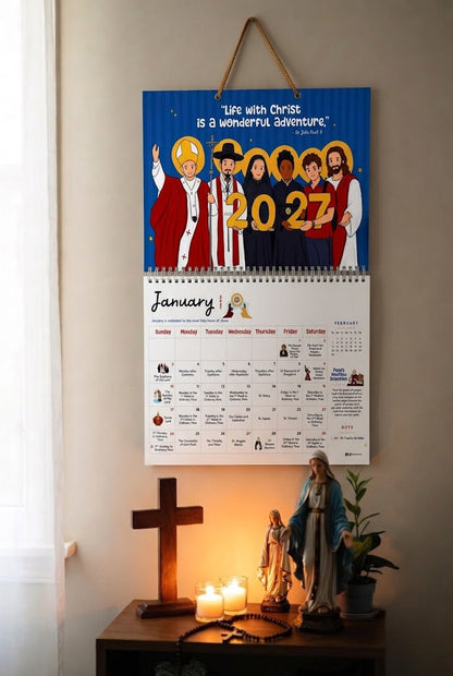 ✝️ 2027 Catholic Liturgical Wall Calendar Follow The Church Year With Faith, Prayer & Tradition