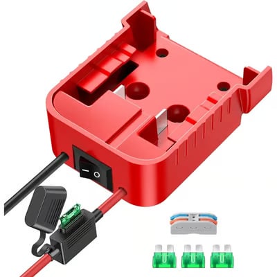 ⚡ 20V Battery Conversion Kit – Power Adapter with Switch & Fuse for DIY Electric Vehicles, RC Projects & Robotics