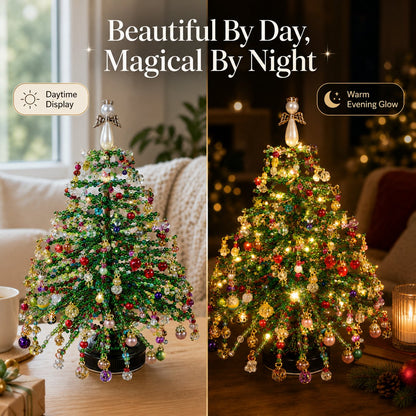 🔥Last Day 50% OFF🎄✨ DIY Beaded Christmas Tree Kit – 🎅Create Your Own Sparkling Holiday Decoration