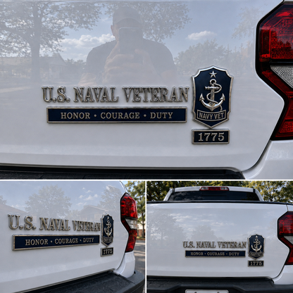 🇺🇸 Last Day Promo: 49% OFF -🎖️U.S. Military Veteran Car Emblem Metal Badge Collection