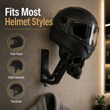 Black Knight Skull Helmet Stand 🔥 BUY 2 FREE SHIPPING