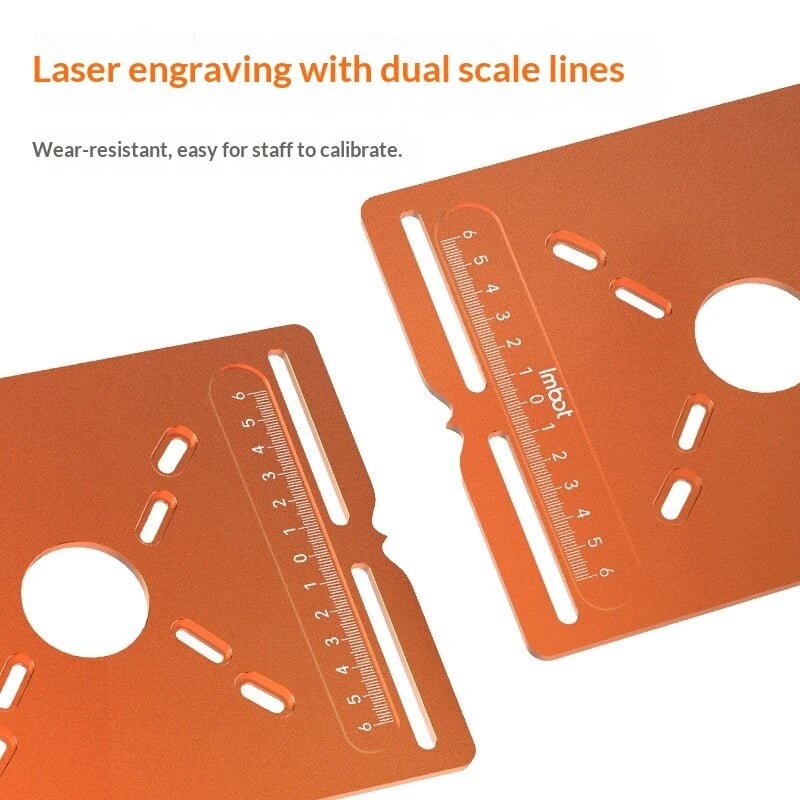 💥🏆Cutting Machine Base Plate with Dual Scale -  For Woodworking Bench Grooving Trimming