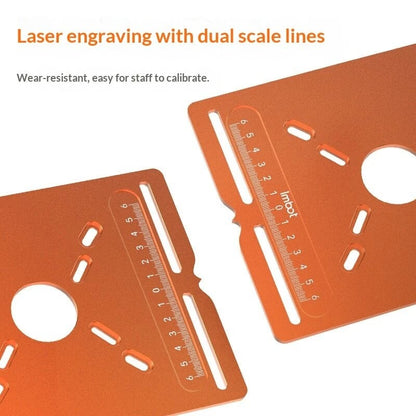 💥🏆Cutting Machine Base Plate with Dual Scale -  For Woodworking Bench Grooving Trimming