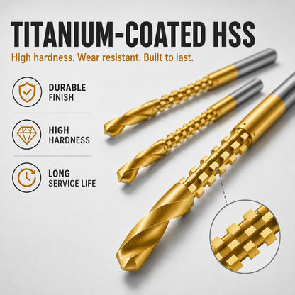 🛠️ Limited-Time 50% OFF – High-Speed Steel Serrated Wood Drill Bit Set