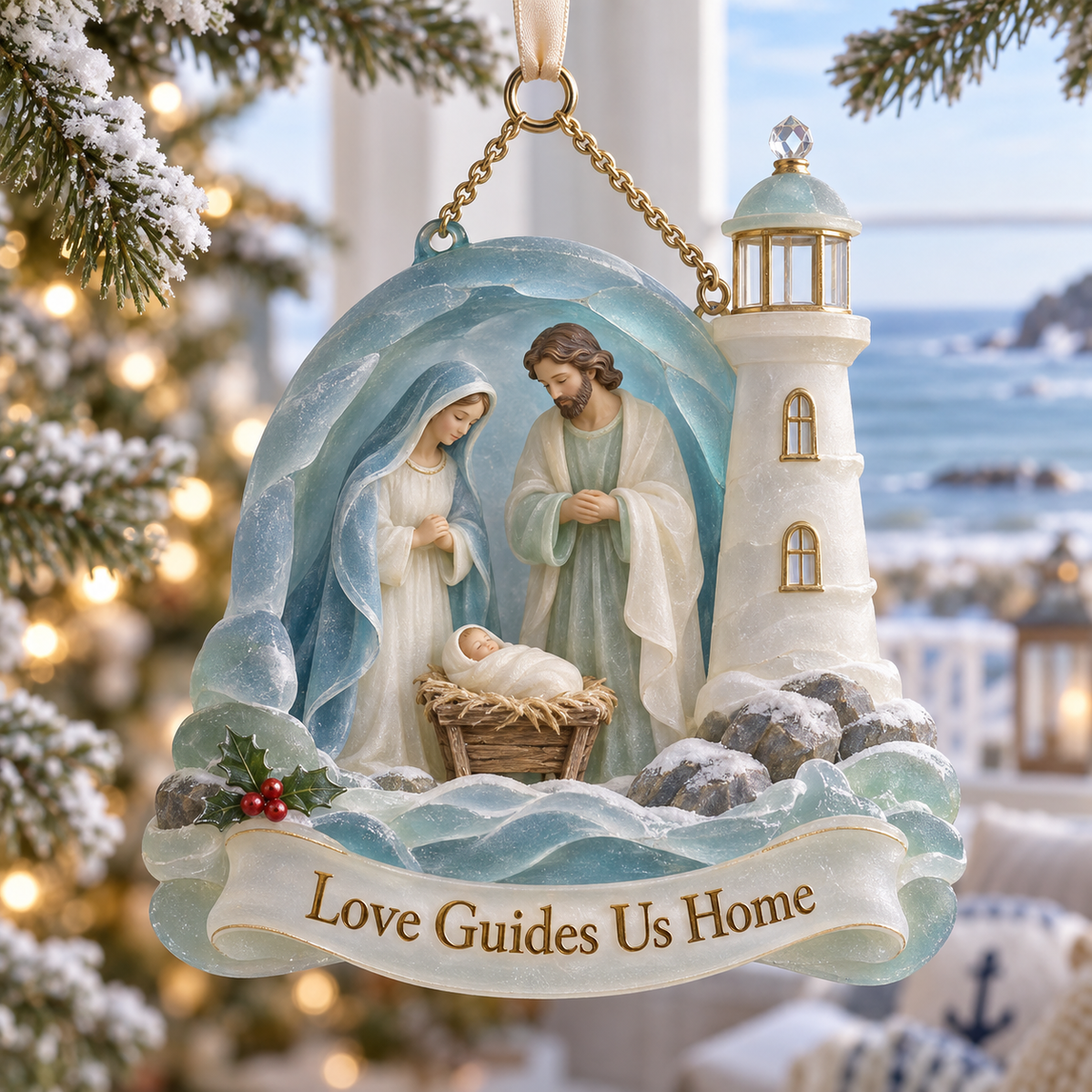 Coastal Holy Night: The Birth of Love | Nativity by the Sea