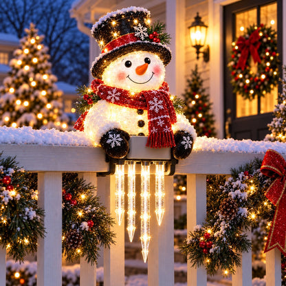 🎄Christmas Character Railing Lights😍