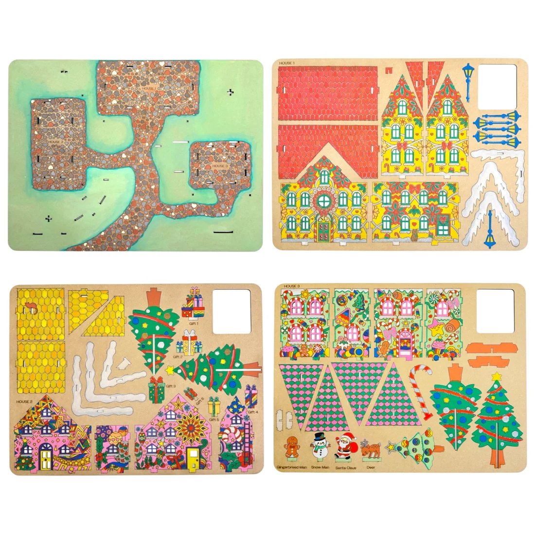 🎄12 days of painting. One village that glows.🖌️🎅