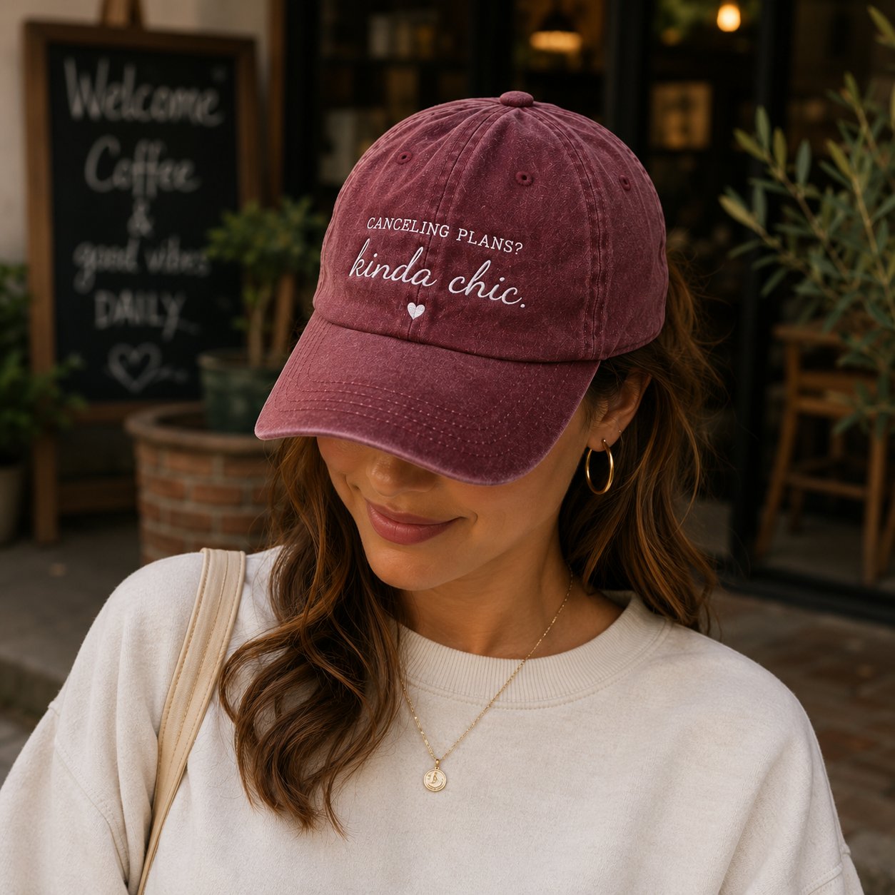 🧢"CANCELING PLANS?KINDA CHIC" Hat