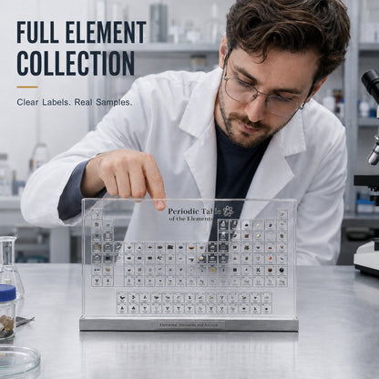 Immersive Real Element Specimen Collection Science Collector Desktop Specimen