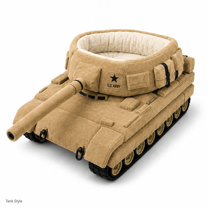 Military Vehicle Shaped Dog Bed
