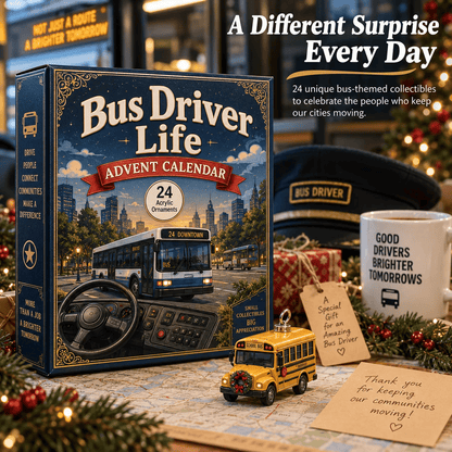 🚌 Driver’s Christmas Countdown | 24 Days of Bus-Themed Surprises ✨
