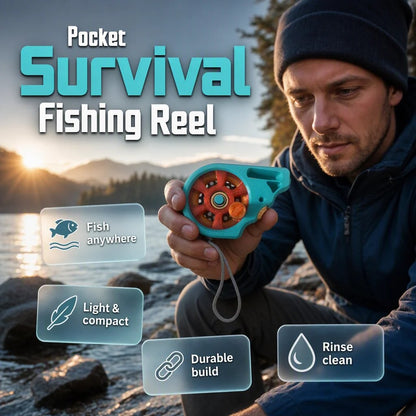 🔥HOT SALE🔥Portable Rodless Pocket Fishing Reel Device
