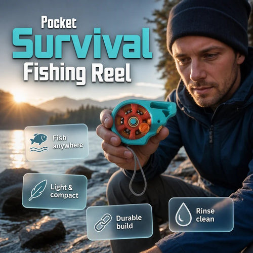 🔥HOT SALE🔥Portable Rodless Pocket Fishing Reel Device