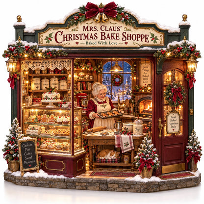 🧁 Mrs. Claus’ Christmas Bake Shoppe DIY Kit 🎄