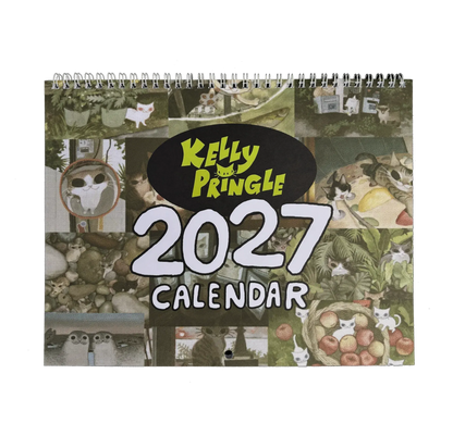 📆2027 Kelly Pringle Calendar【Calendar and sticker sheet】
