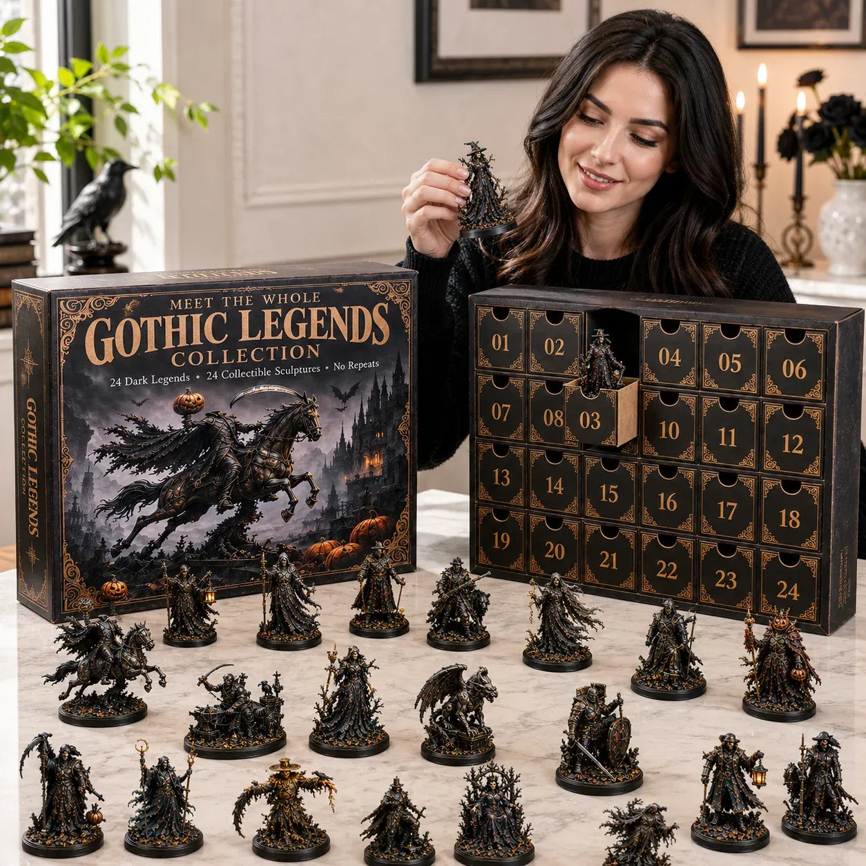 Gothic collectible figures