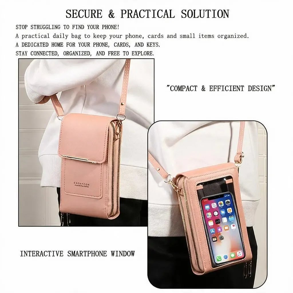 🔥LAST DAY 49% OFF- Women's Touchscreen Sensitive Phone Crossbody Bag