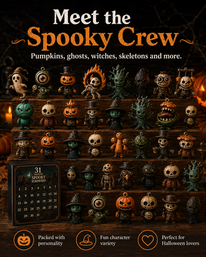 31-Day Halloween Advent Calendar with Mini Figurines