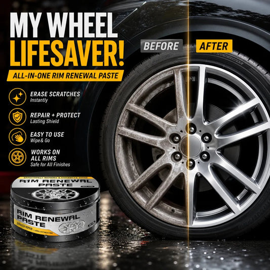 🥳2026 HOT SALE🥳💞50K+ SOLD!💨✨All-in-One Wheel Care & Restoration Paste