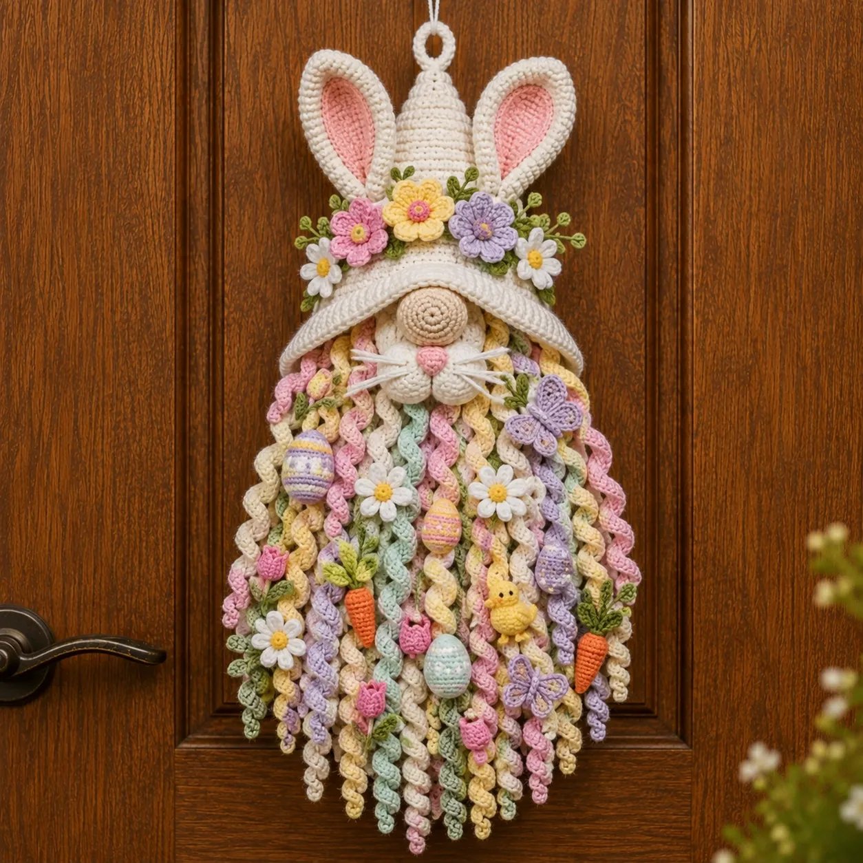 ⏳ Last Day 49% OFF – 🧶 DIY Dimensional Seasonal Crochet Door Hanger Kit Collection | Coordinated Yarn, Filling, Accessories & Step-by-Step Instructions Included 💕