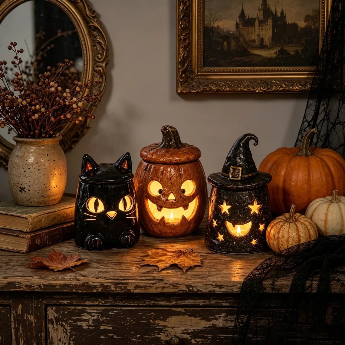 👹 THE GUARDIAN OF THE GLOW: HANDCRAFTED ARTISAN MONSTER TEA LIGHT HOLDERS 👹