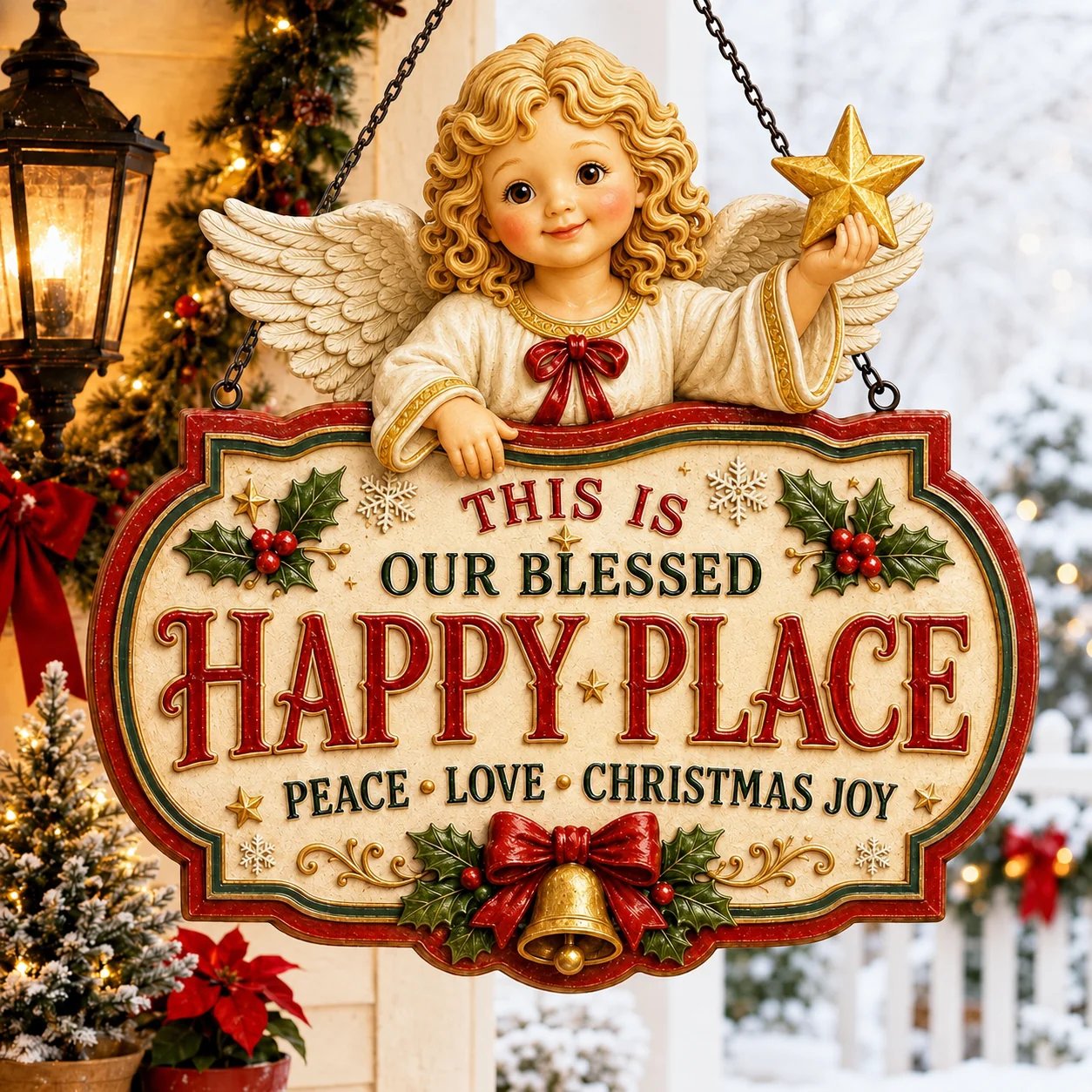 ⏳ Last Day 49% OFF – 🎄Christmas Character Wooden Hanging Sign Collection | 8 Festive Designs in 7.9 or 11.8 in with Vintage-Inspired Artwork, Layered Holiday Details & Hanging Design ✨