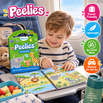 🔥HOT SALE🔥🌈 Reusable Sticker Activity Book — 100+ Stickers for Creative Play