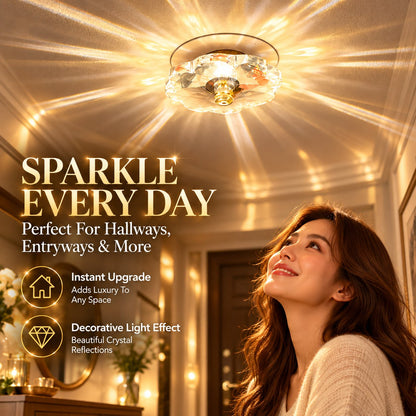 ✨💎 Crystal Downlight Ceiling Lamp — Turn Every Ceiling Into A Warm, Sparkling Feature
