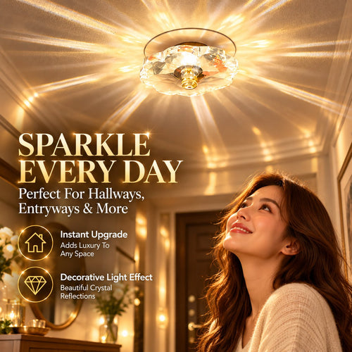 ✨💎 Crystal Downlight Ceiling Lamp — Turn Every Ceiling Into A Warm, Sparkling Feature