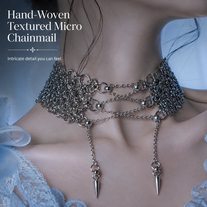 🔥Last Day 50% OFF - 🖤⛓️ Handmade Chainmail Neck Choker