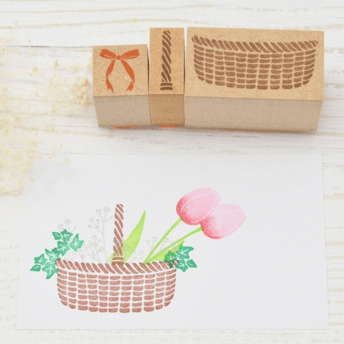 🌿 Mix & Match Wood-Mounted Craft Stamps ✨
