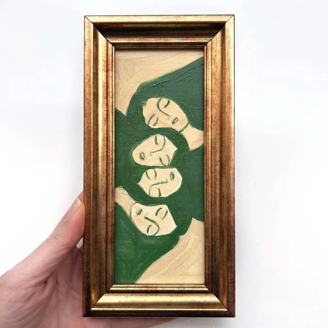 💚 Sisters Forever – Miniature Framed Art