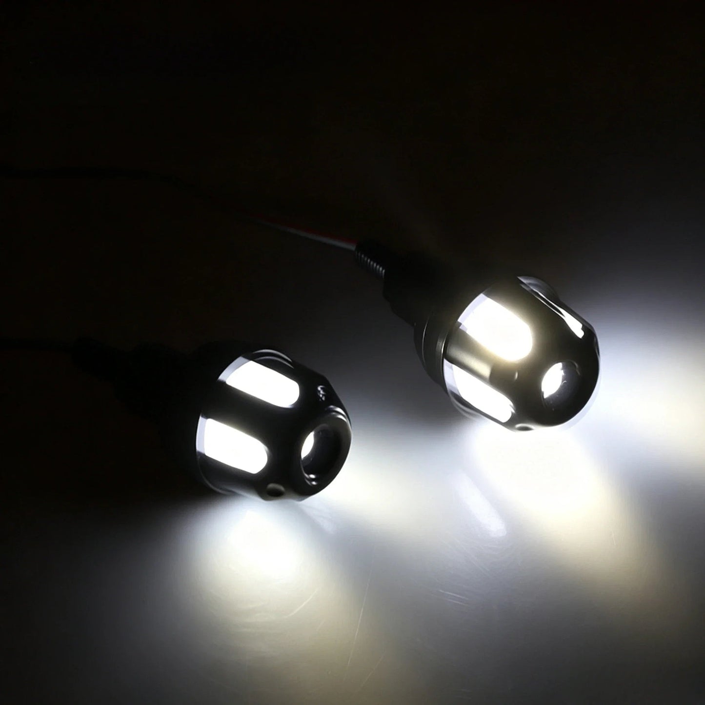 🎉⚡ LED Motorcycle Bar End Turn Signals – 4 Colors, Universal Fit 99% of Models⚡