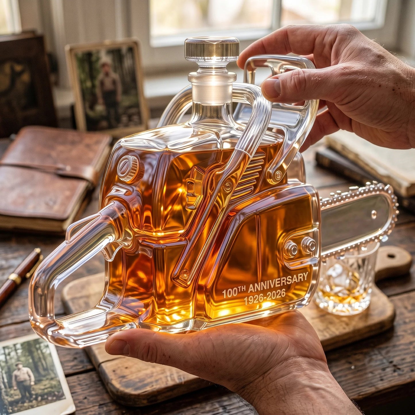 100th Anniversary Whiskey Bottle