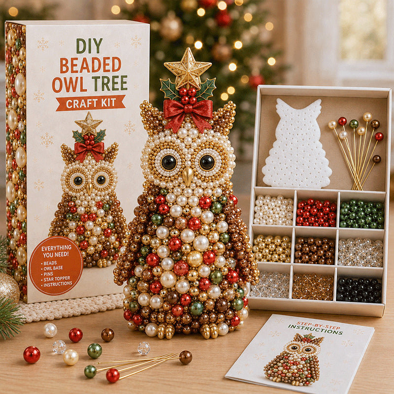 🐾 Animal-Themed Beaded Christmas Tree DIY Kit
