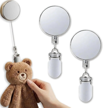 Retractable Towel Holder Clips – No-Drill Self-Adhesive Hangers