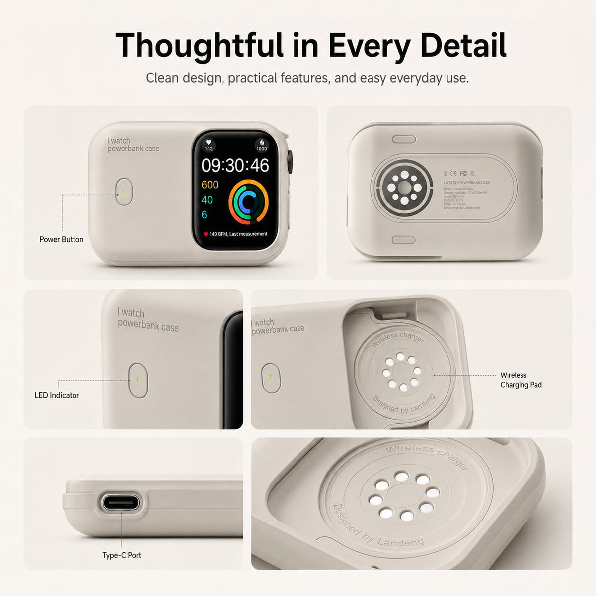 📍⌚ Portable Apple Watch Power Bank