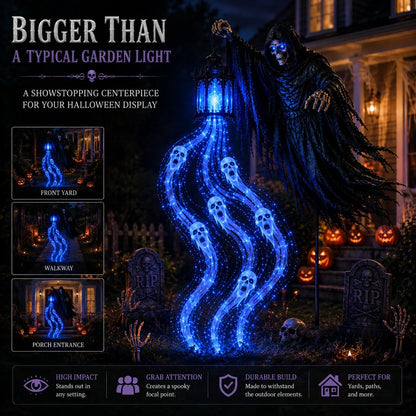 🎁Today 49% OFF🎁💀Halloween Soul Harvester Animated Garden Light