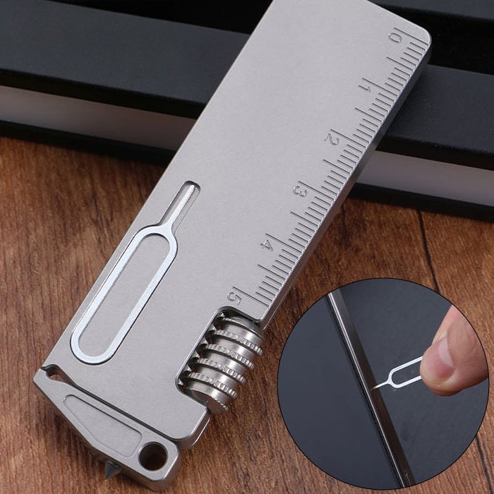 🛠️ Grade-5 Titanium 10-in-1 EDC Multi-Tool