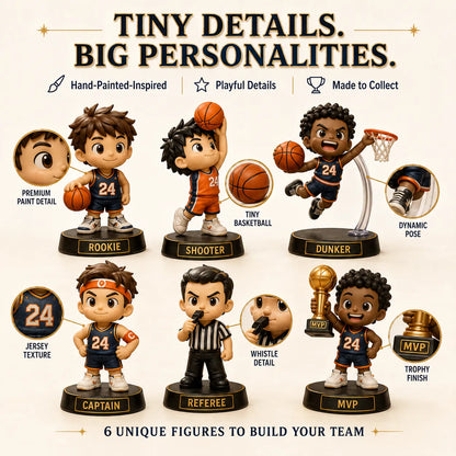 ⏳ Last Day 49% OFF – 🏀 24-Day Basketball Christmas Advent Calendar | 24 Unique Collectible Basketball Figures for Daily Surprises, Team Building & Holiday Display 🎄✨