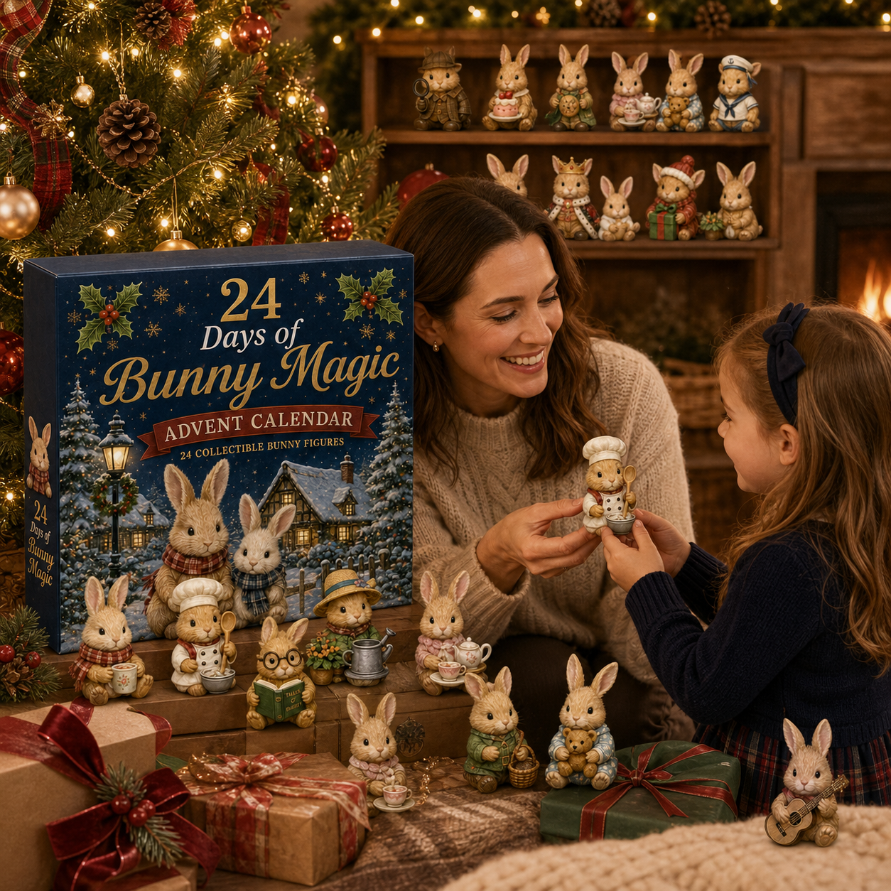 British Bunnies Advent Calendar Christmas gift
