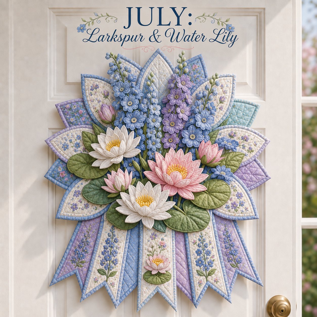 🌸 Beginner-Friendly 12-Month Birth Flower 3D Quilted Wall Hanging Sewing Kit Collection | Complete Kit with Coordinated Fabrics, Sewing Materials & Step-by-Step Guide Included 💕